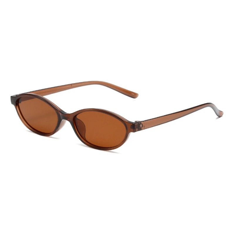 Retro Oval Frame Sunglasses Fa - Sunglasses Cat Eye 评论和价格