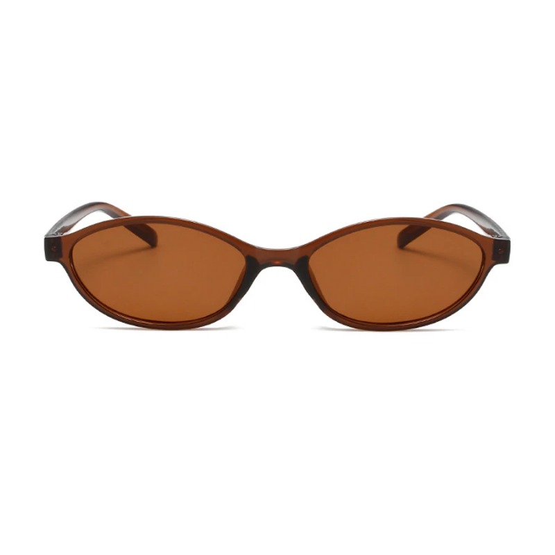 Retro Oval Frame Sunglasses Fa - Sunglasses Cat Eye 评论和价格