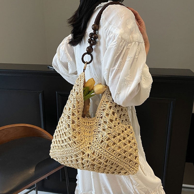 Beach Vacation Style Large Cap - Tote Bag Beach 评论和价格