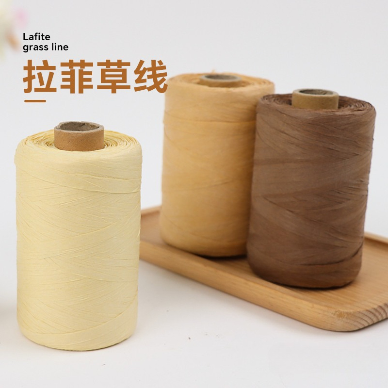300m/150m Natural Paper Raffia - Crochet Bag Raffia 评论和价格