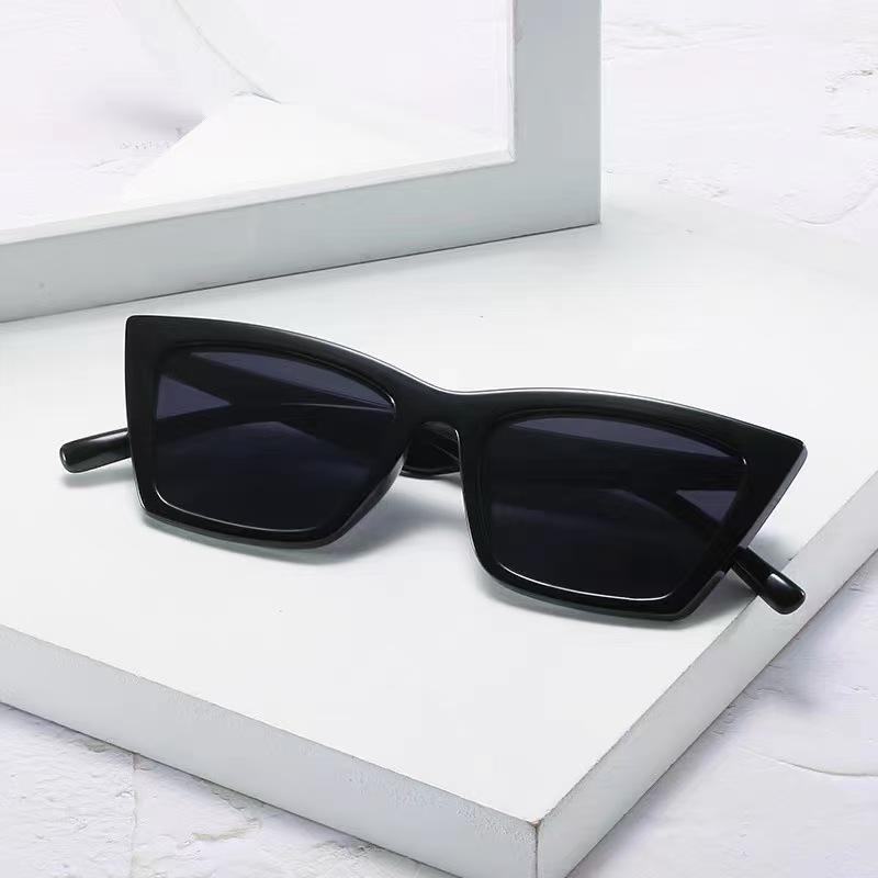 New Cat Eye Black Sunglasses W - Sunglasses Cat Eye 评论和价格