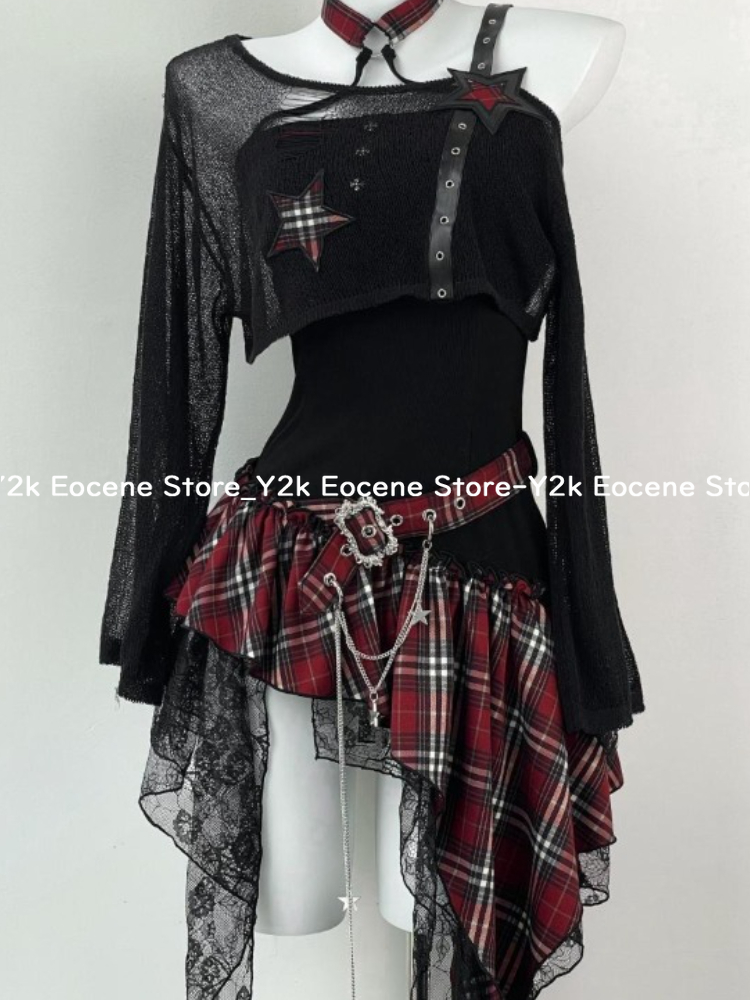 2000s Y2K Spicy Girl Design Ir - Cover Up Kaftan 评论和价格