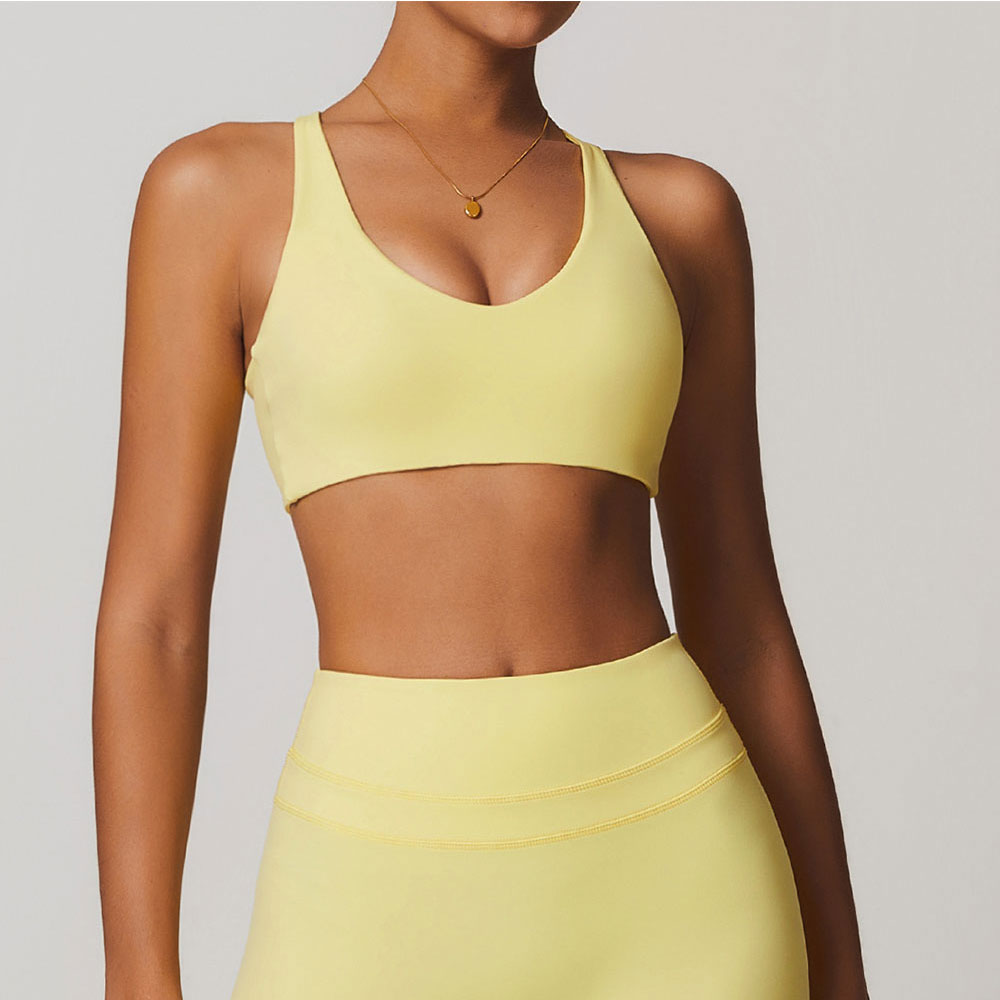 JUREN Sports Bra Women Fitness - Bralette Triangle Set 评论和价格