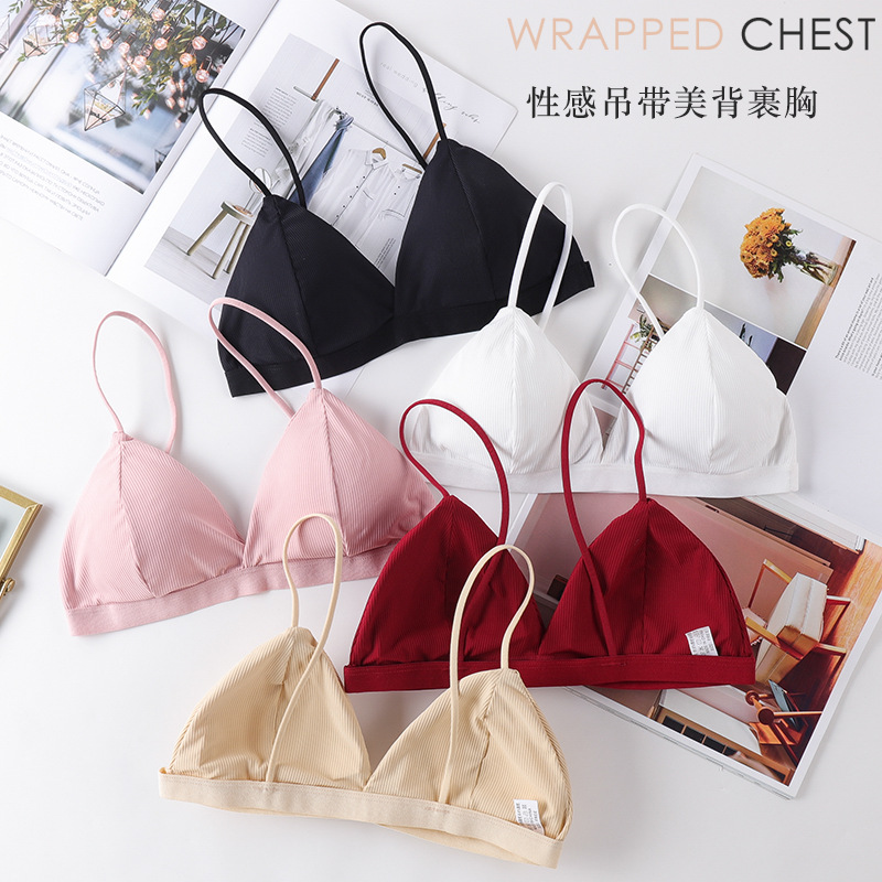 3D Sexy Lingerie Seamless Spor - Bralette Triangle Set 评论和价格
